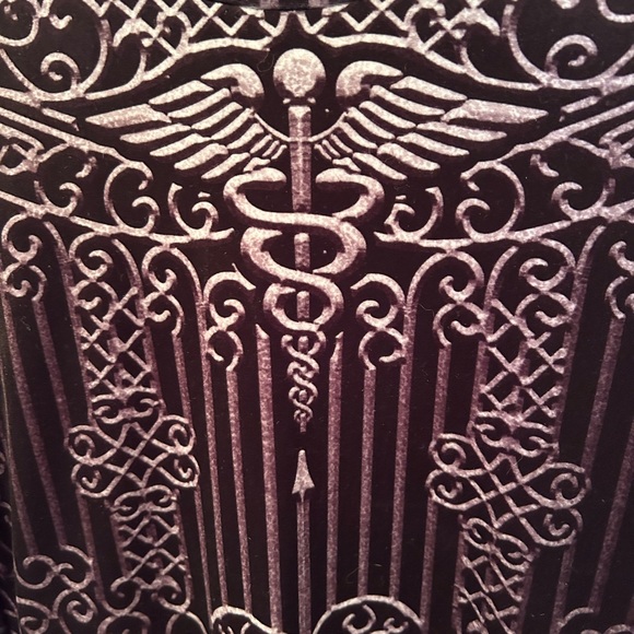 Blackmilk Wrought Velvet Long Sleeve Bodysuit - Picture 5 of 6